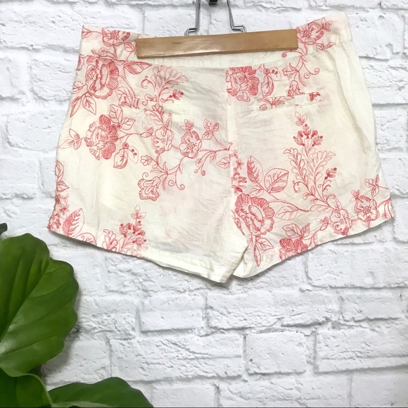 ANTHROPOLOGIE embroidered boho high waist shorts - Picture 2 of 5